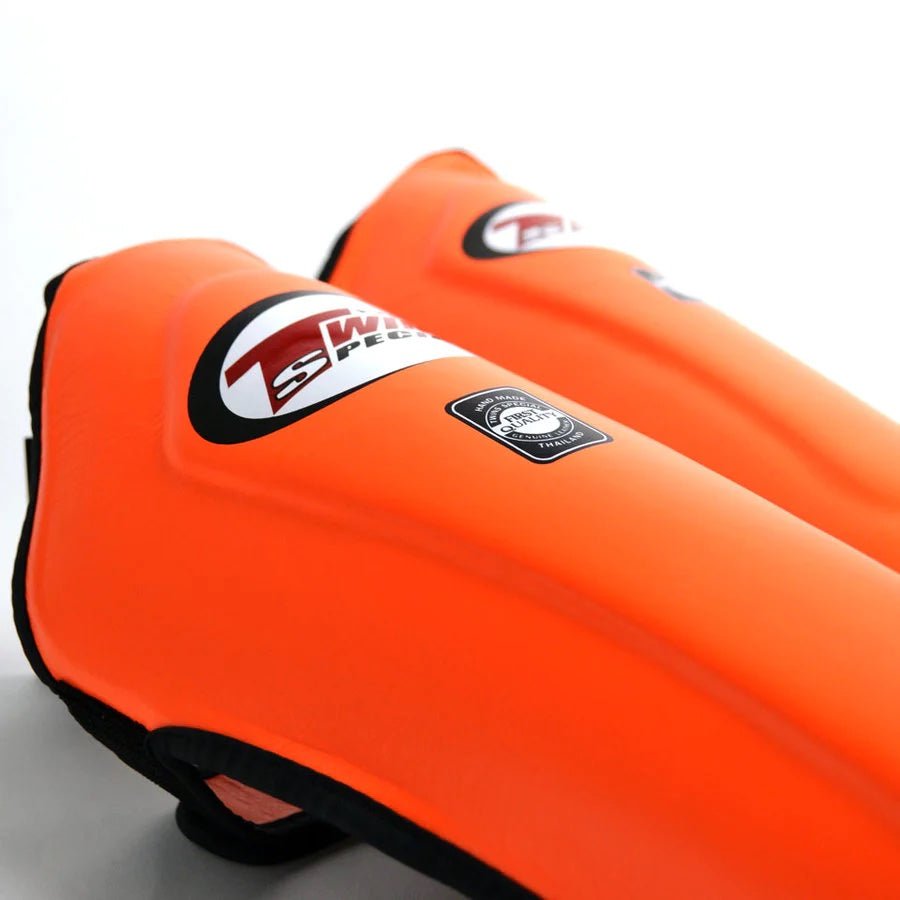 Twins SGL10 Double Padded Leather Shin Pads - OTM Fight ShopTwins Special